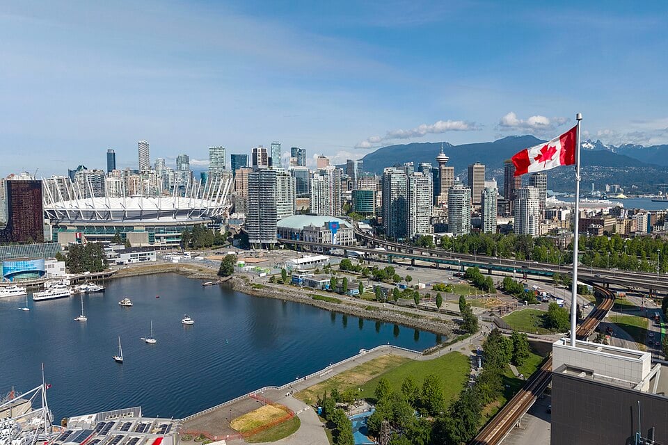 Photograph of the Vancouver skyline